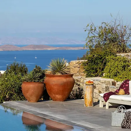 Mykonian Ode With Stunning Sunrise & Sunset Views Villa Psarrou