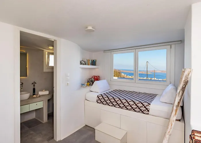 Mykonian Ode With Stunning Sunrise & Sunset Views Psarou (Mykonos)