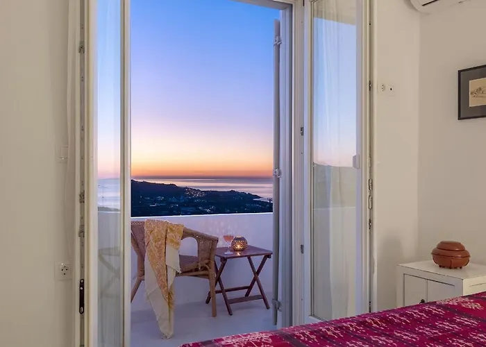 Mykonian Ode With Stunning Sunrise & Sunset Views * Psarrou