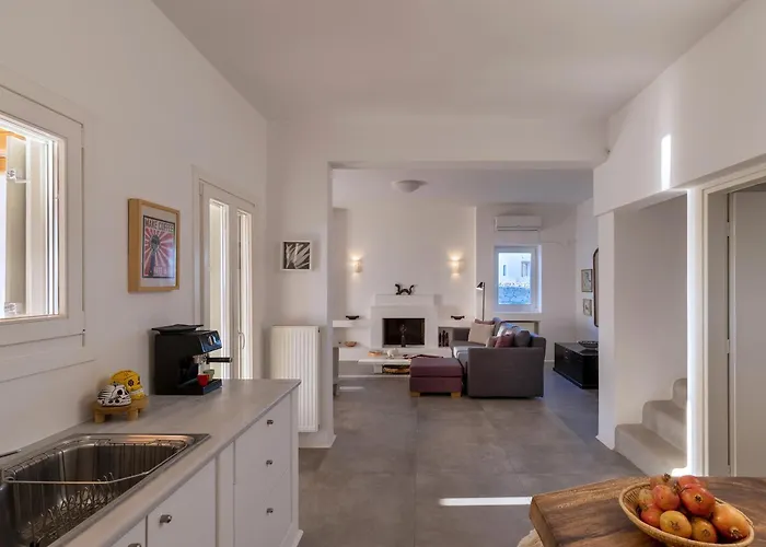 Mykonian Ode With Stunning Sunrise & Sunset Views Psarou (Mykonos)