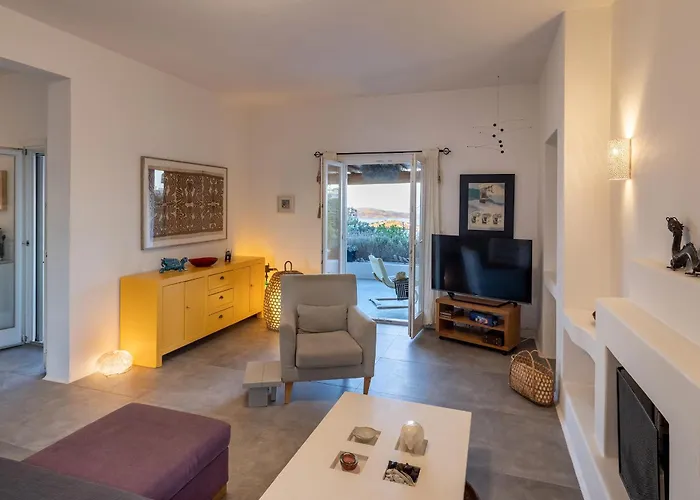 Willa Mykonian Ode With Stunning Sunrise & Sunset Views *