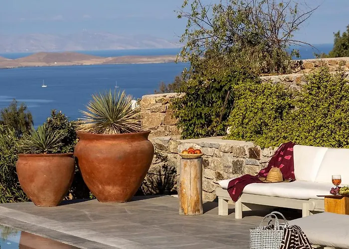 Willa Mykonian Ode With Stunning Sunrise & Sunset Views