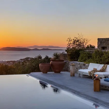 Вилла Mykonian Ode With Stunning Sunrise & Sunset Views Псароу
