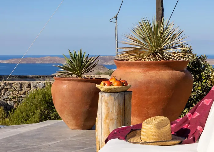 Mykonian Ode With Stunning Sunrise & Sunset Views Psarou (Mykonos)