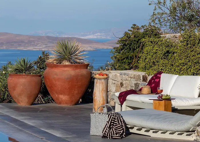 Villa Mykonian Ode With Stunning Sunrise & Sunset Views *