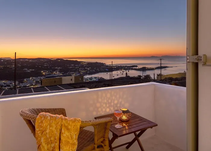 Mykonian Ode With Stunning Sunrise & Sunset Views * Psarrou