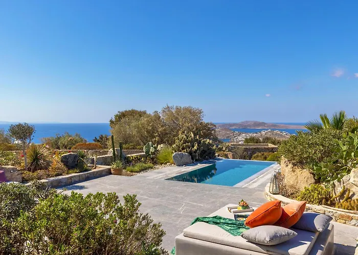 Villa Mykonian Ode With Stunning Sunrise & Sunset Views