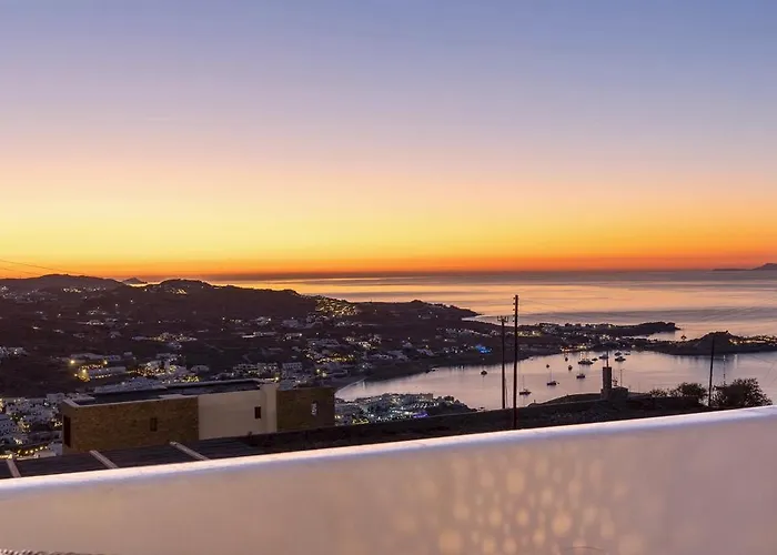 Mykonian Ode With Stunning Sunrise & Sunset Views Villa