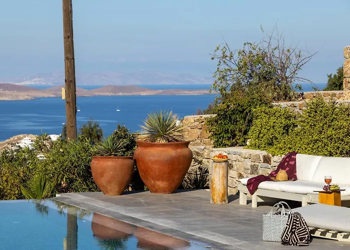 Mykonian Ode With Stunning Sunrise & Sunset Views Villa *