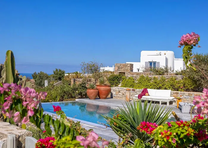 Villa Mykonian Ode With Stunning Sunrise & Sunset Views Psarrou