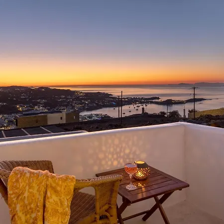 Mykonian Ode With Stunning Sunrise & Sunset Views * Pszarú