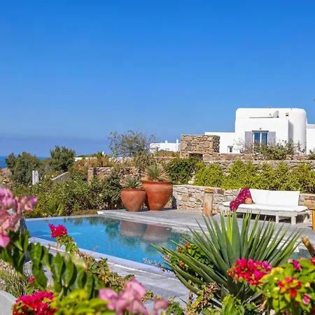 Villa Mykonian Ode With Stunning Sunrise & Sunset Views Pszarú