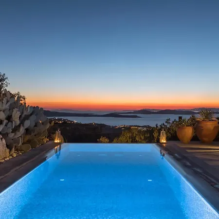 Mykonian Ode With Stunning Sunrise & Sunset Views Pszarú