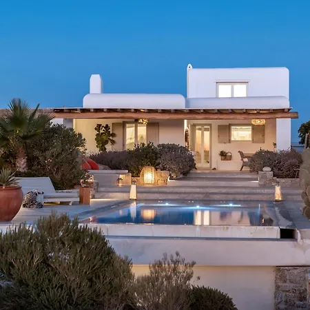 Villa Mykonian Ode With Stunning Sunrise & Sunset Views Psarou (Mykonos)